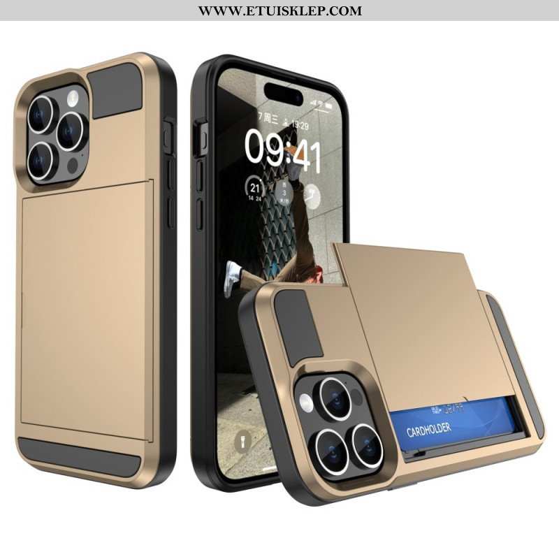 Etui do iPhone 15 Zintegrowany Uchwyt Na Kartę